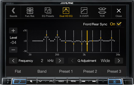 High-end opcije podešavanja zvuka - X803DC-U