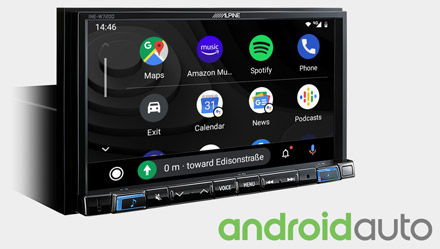Radi s Android Auto - INE-W720D