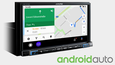 Online Navigacija s Android Auto - INE-W720DC