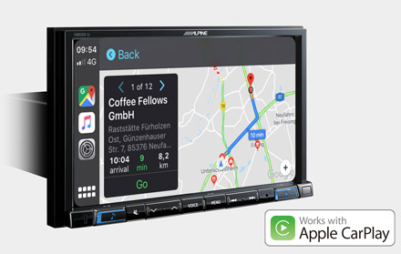 Online Navigacija s Apple CarPlay - X803DC-U