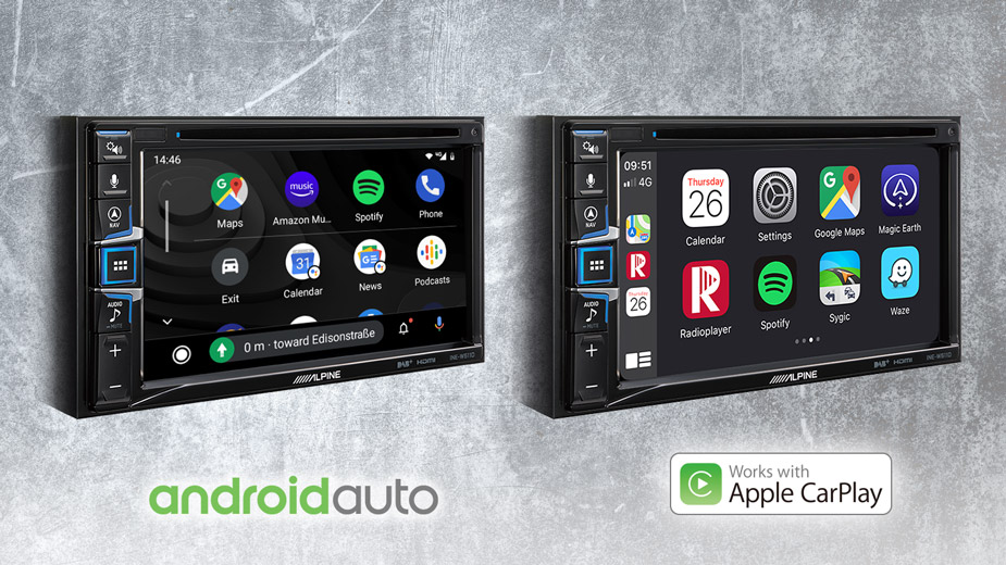 Apple CarPlay & Android Auto Compatibility - INE-W611DU