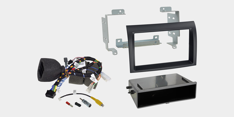 Custom-fit frame and installation brackets for Fiat Ducato 3 and related caravans included