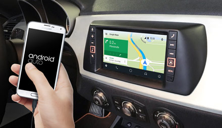 Online Navigation with Android Auto - X703D-F