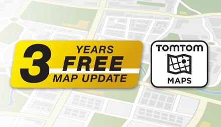 TomTom Maps with 3 Years Free-of-charge updates - X703D-F