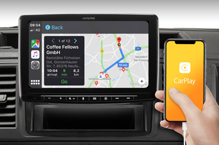 INE-F904T6 - Online Navigation with Apple CarPlay